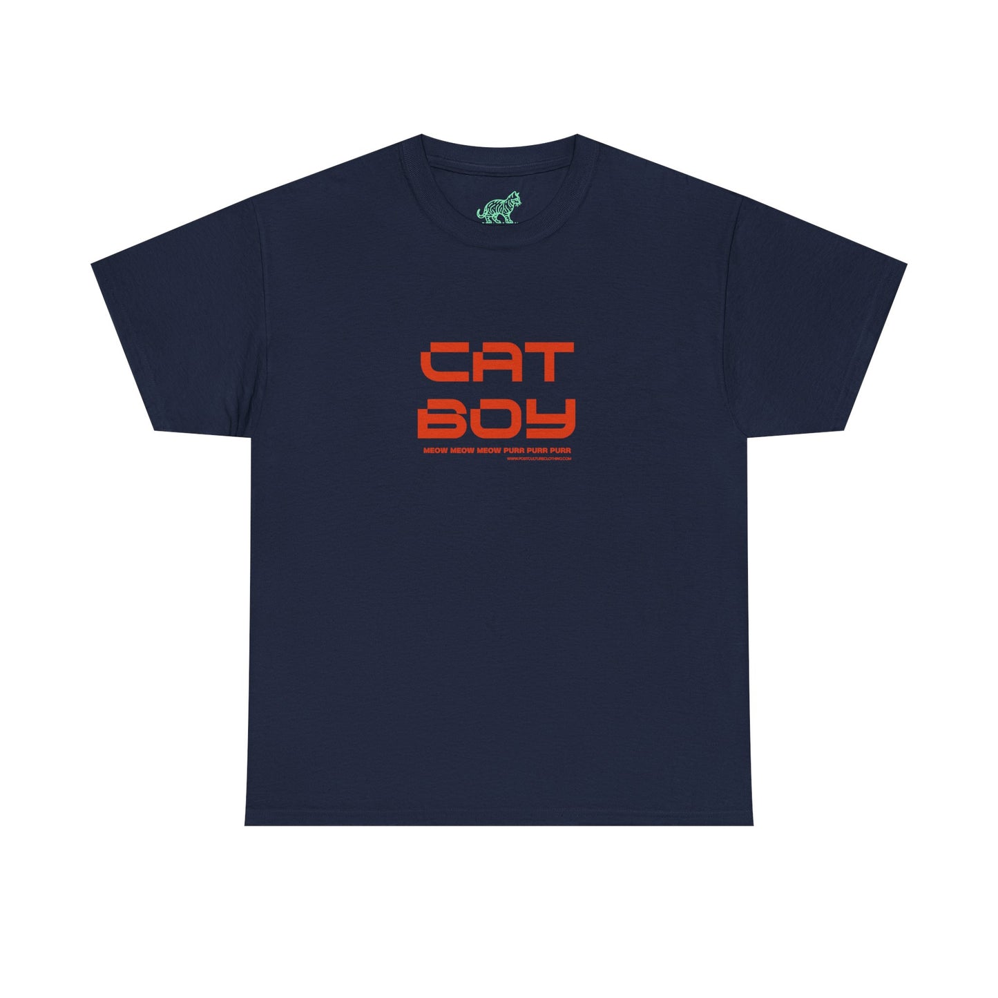 Unisex Cat Boy T-Shirt - Cute Tee for Cat Lover Boyz