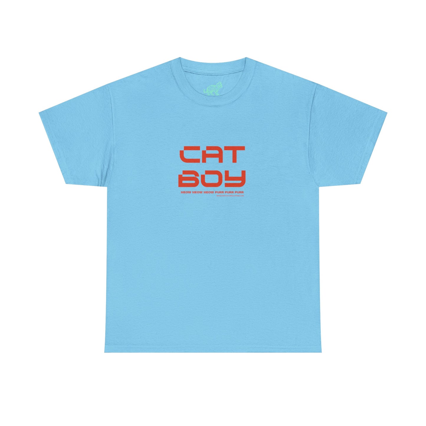Unisex Cat Boy T-Shirt - Cute Tee for Cat Lover Boyz