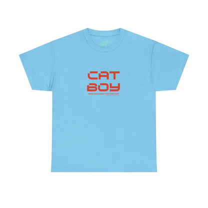 Unisex Cat Boy T-Shirt - Cute Tee for Cat Lover Boyz