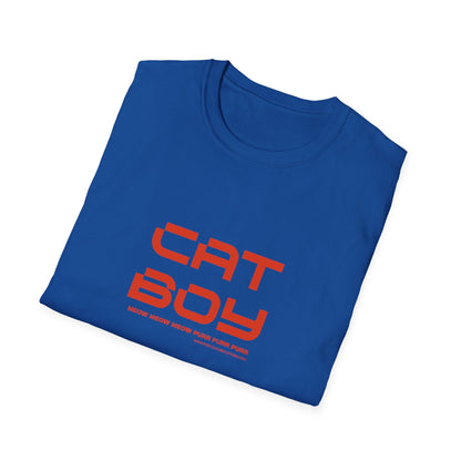 Unisex Cat Boy T-Shirt - Cute Tee for Cat Lover Boyz