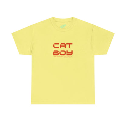 Unisex Cat Boy T-Shirt - Cute Tee for Cat Lover Boyz