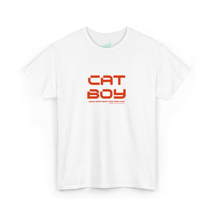 Unisex Cat Boy T-Shirt - Cute Tee for Cat Lover Boyz
