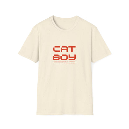 Unisex Cat Boy T-Shirt - Cute Tee for Cat Lover Boyz