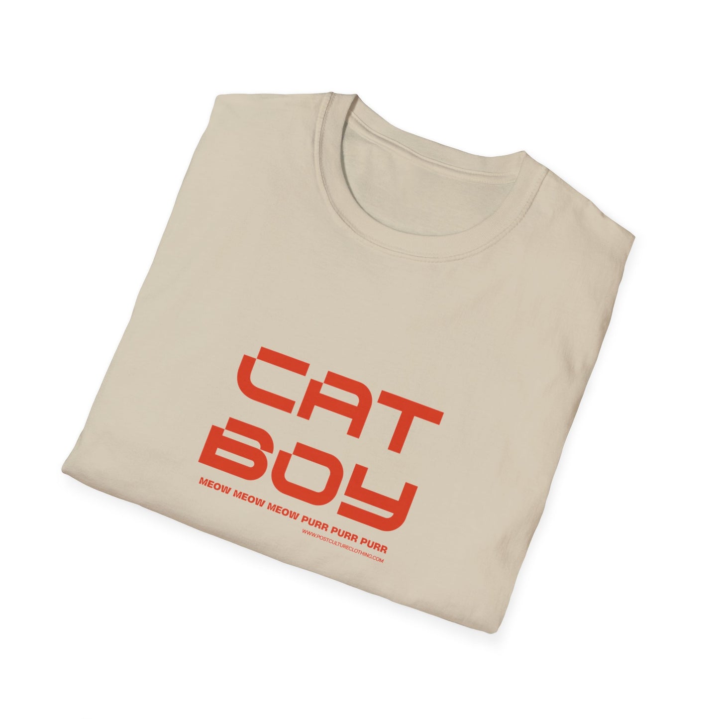 Unisex Cat Boy T-Shirt - Cute Tee for Cat Lover Boyz