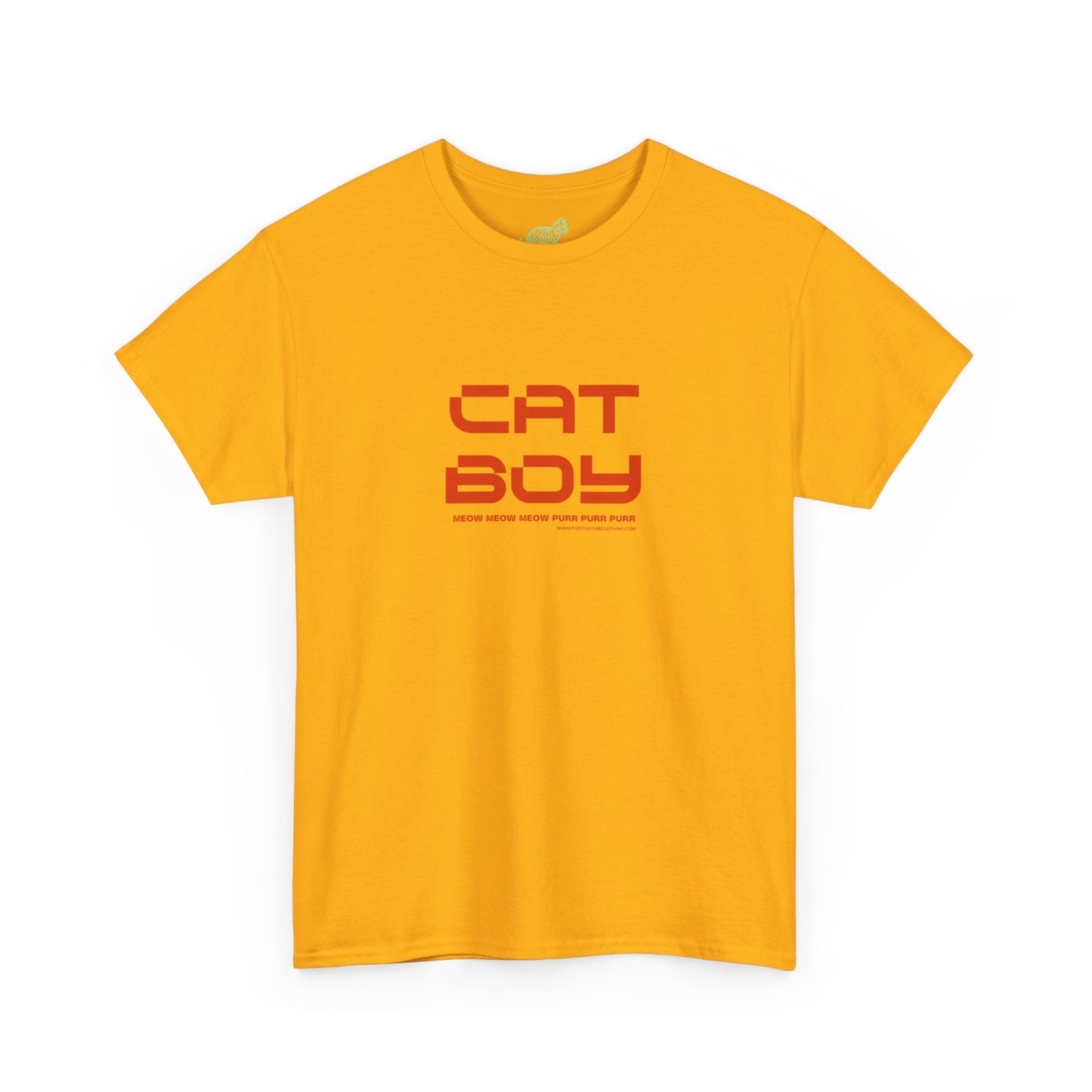 Unisex Cat Boy T-Shirt - Cute Tee for Cat Lover Boyz