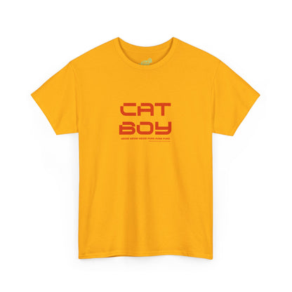 Unisex Cat Boy T-Shirt - Cute Tee for Cat Lover Boyz