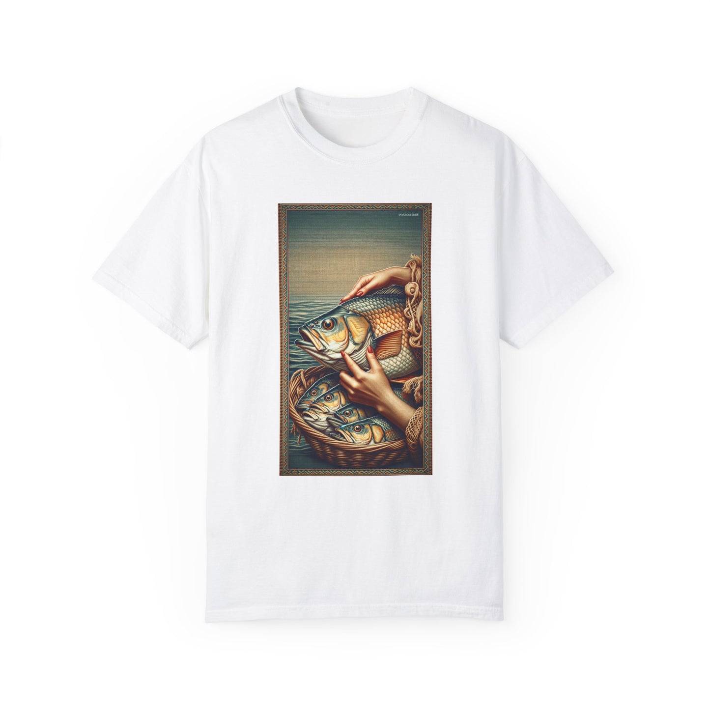 PostCulture Fish In A Basket Unisex T-Shirt