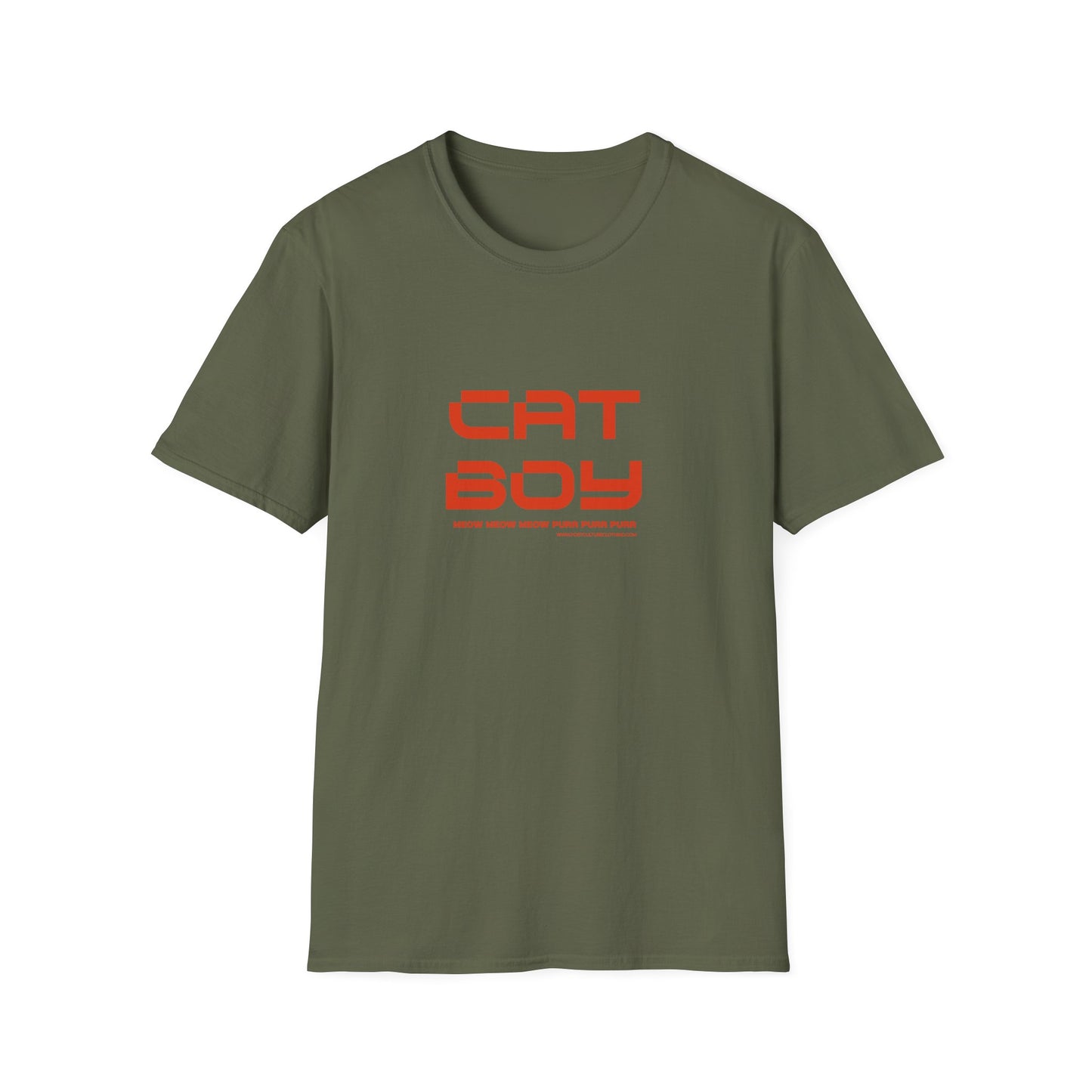 Unisex Cat Boy T-Shirt - Cute Tee for Cat Lover Boyz
