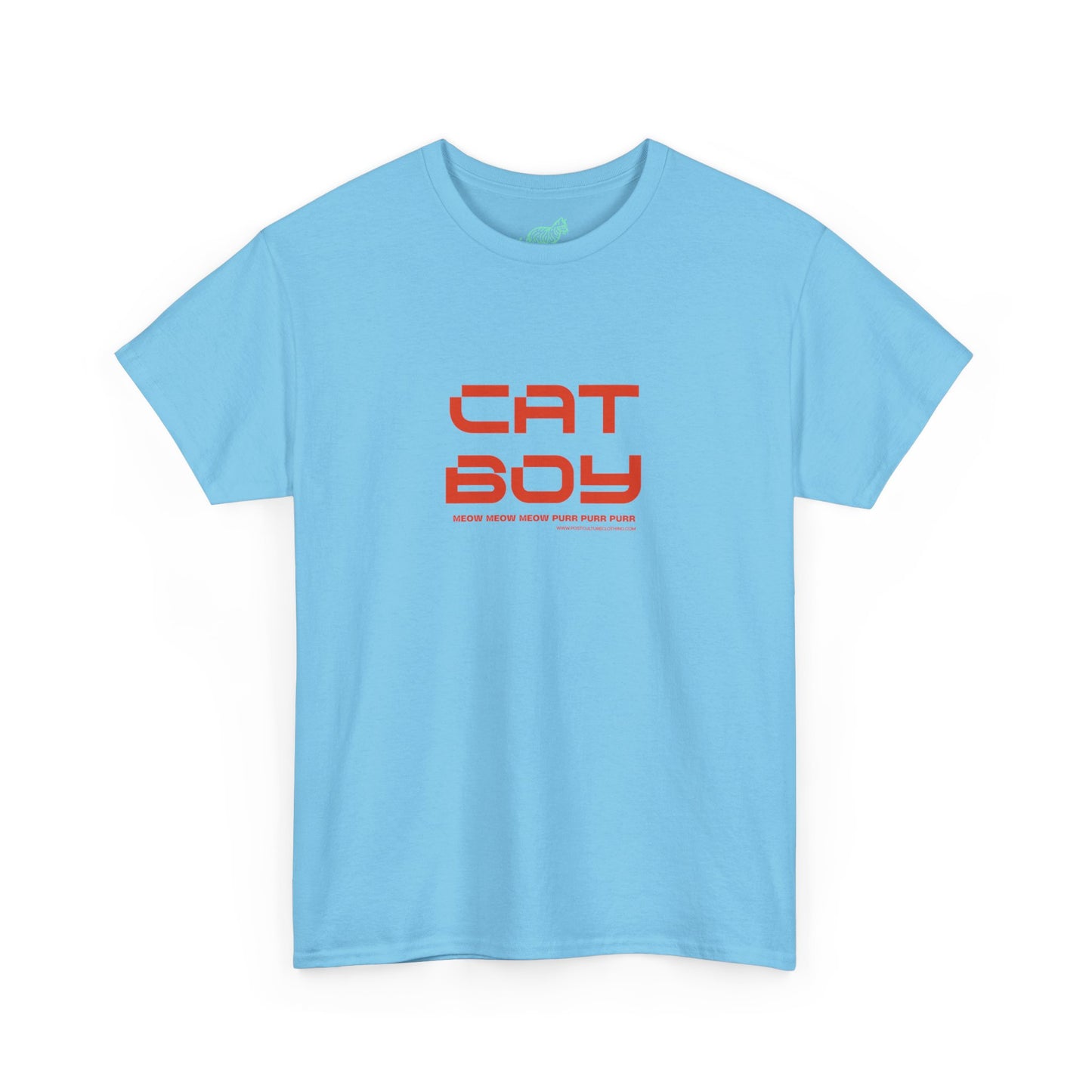 Unisex Cat Boy T-Shirt - Cute Tee for Cat Lover Boyz