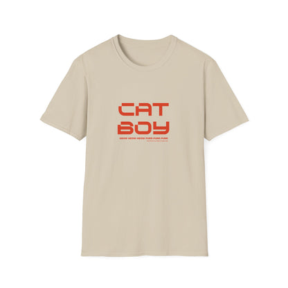 Unisex Cat Boy T-Shirt - Cute Tee for Cat Lover Boyz