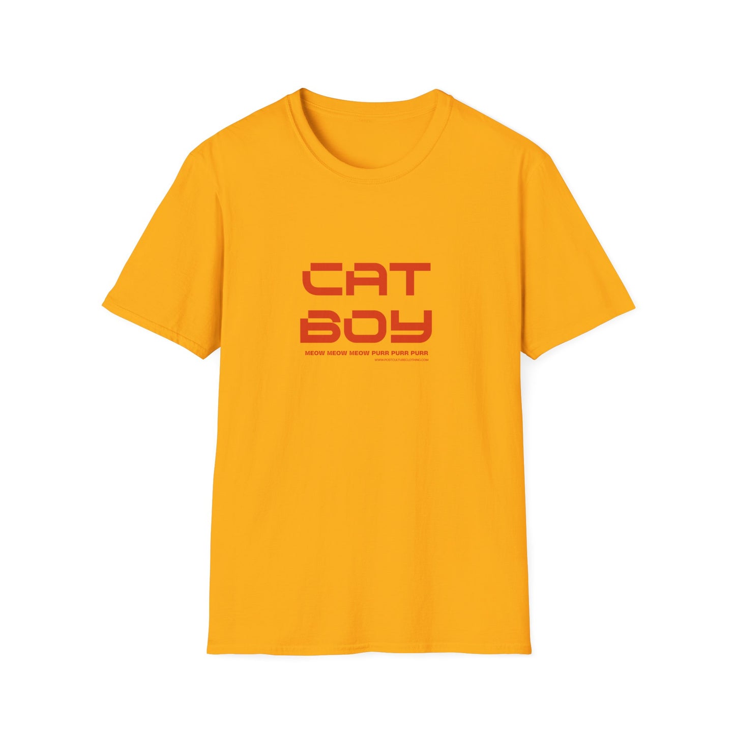 Unisex Cat Boy T-Shirt - Cute Tee for Cat Lover Boyz