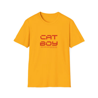 Unisex Cat Boy T-Shirt - Cute Tee for Cat Lover Boyz
