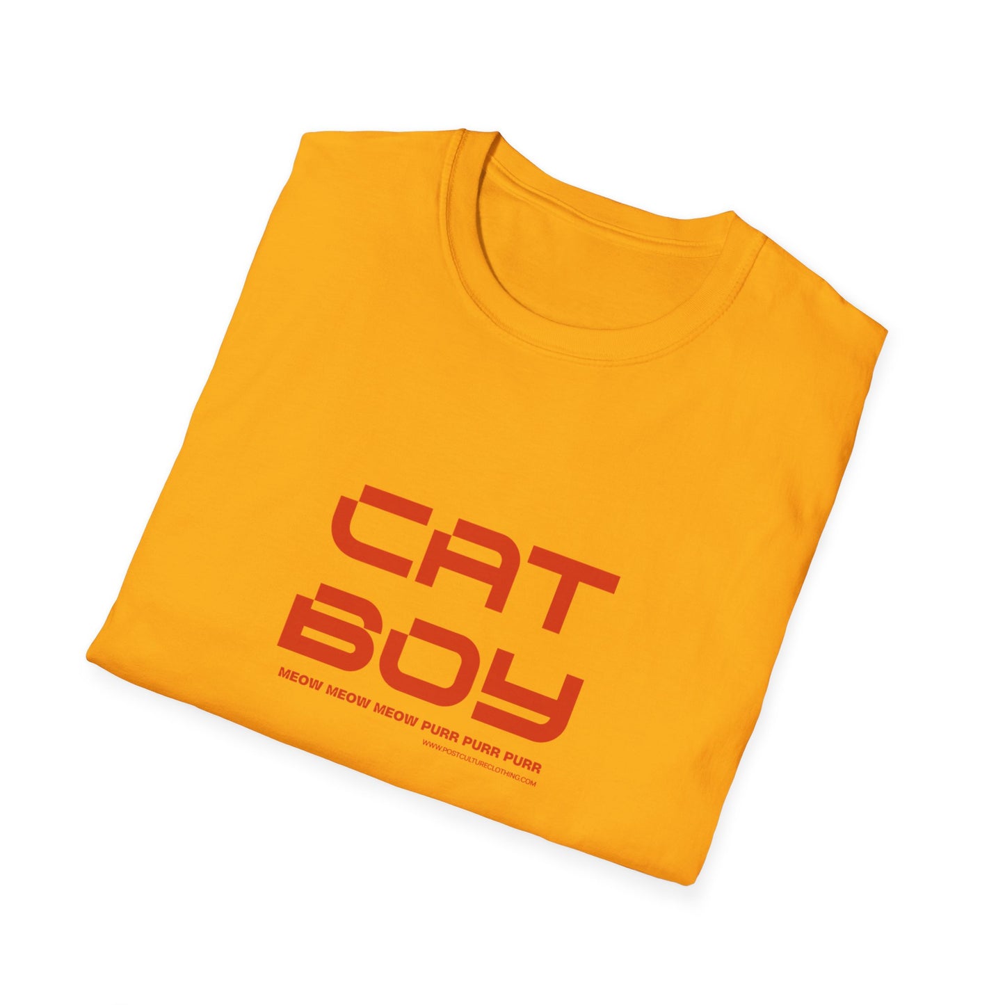 Unisex Cat Boy T-Shirt - Cute Tee for Cat Lover Boyz
