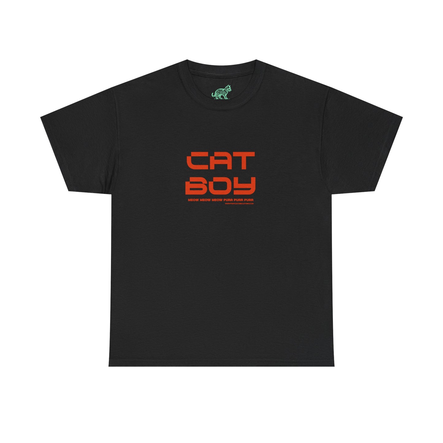 Unisex Cat Boy T-Shirt - Cute Tee for Cat Lover Boyz
