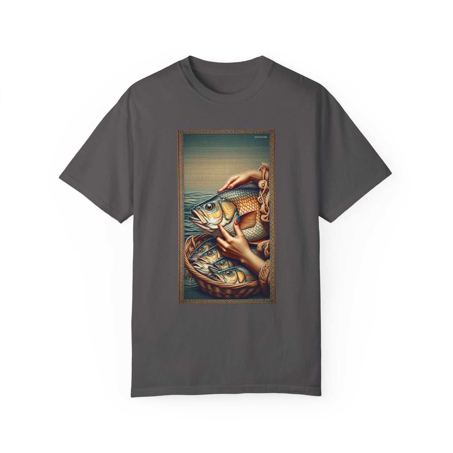 PostCulture Fish In A Basket Unisex T-Shirt